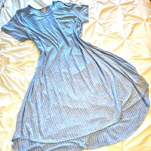 LuLaRoe Carly High-Low Dress Womens 3X